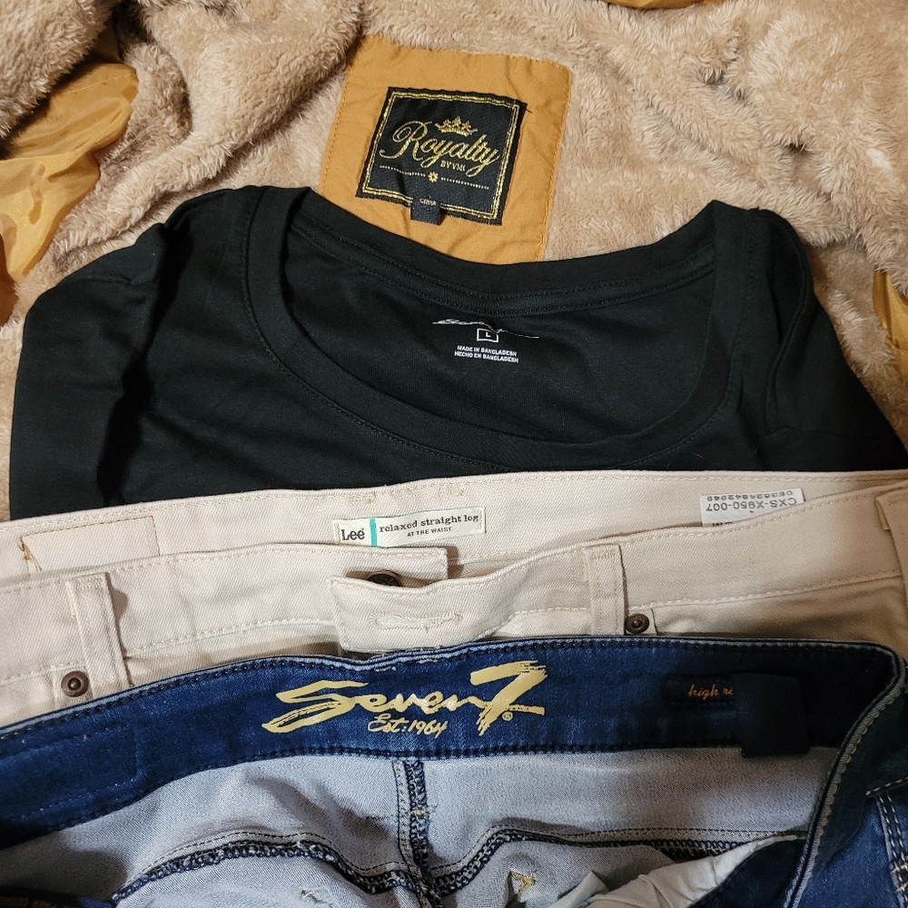 Coat jeans set